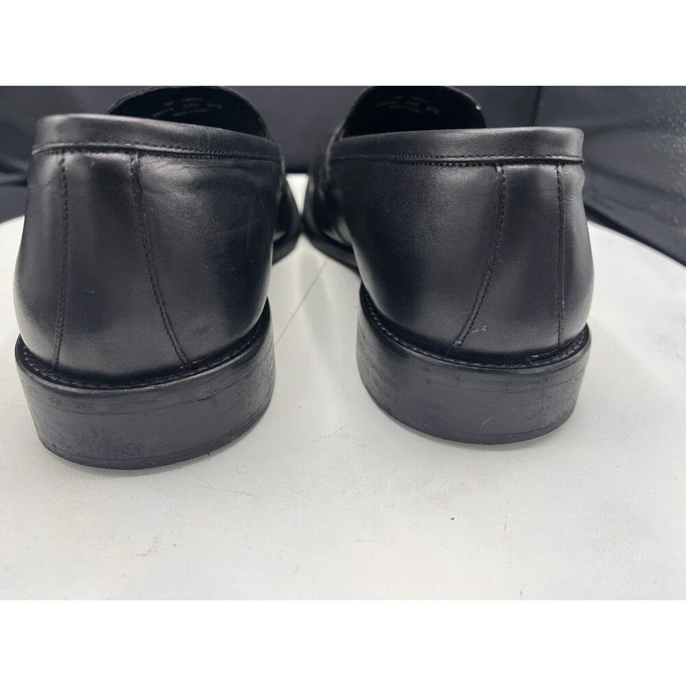 J. Murphy by Johnston & Murphy Men’s 12W Black Full Grain Leather Tassel Loafers